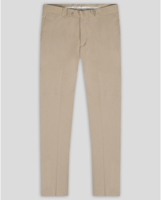 БЕЖОВ КЛАСИЧЕСКИ ПАНТАЛОН ВТАЛЕН СИЛУЕТ /ЧАСТ ОТ КОСТЮМ/