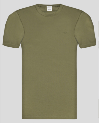 ЗЕЛЕНА ТЕНИСКА С ОБЛО ДЕКОЛТЕ ОТ PREMIUM ПАМУК