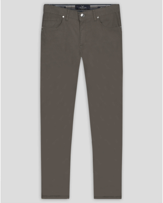 ПАНТАЛОН С 5 ДЖОБА ВТАЛЕН СИЛУЕТ В ЦВЯТ КАКИ