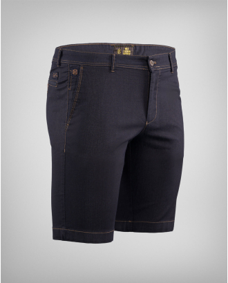 ТЪМНОСИНИ БЕРМУДИ H8S С ИТАЛИАНСКИ ДЖОБ СВОБОДЕН СИЛУЕТ