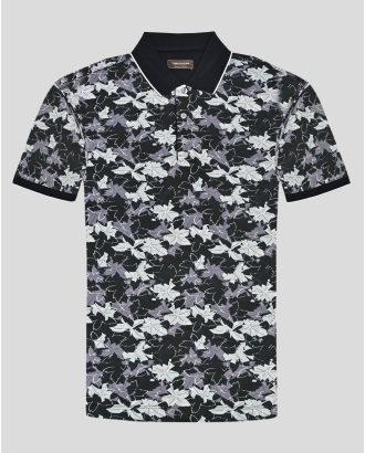 МНОГОЦВЕТНА ТЕНИСКА С ПОЛО ЯКА В КАМУФЛАЖЕН ДЕСЕН