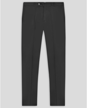 ЧЕРЕН КЛАСИЧЕСКИ ПАНТАЛОН ВТАЛЕН СИЛУЕТ DROP 8 - ИЗДЪЛЖЕНА ЛИНИЯ