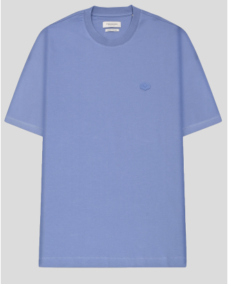 СИНЯ ОВЪРСАЙЗ ТЕНИСКА ОТ ВИСОКОКАЧЕСТВЕН ПАМУК SUPIMA