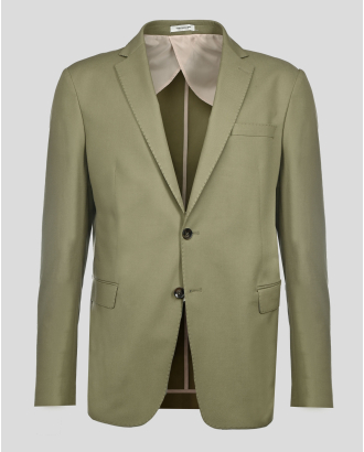 САКО СЪС СВАЛЕН РЕВЕР И ДЖОБОВЕ С КАПАК В ЦВЯТ КАКИ /ЧАСТ ОТ КОСТЮМ/