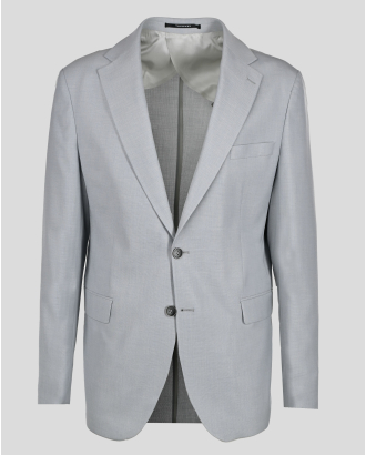 СВЕТЛОСИВО КЛАСИЧЕСКО САКО С ПОЛУХАСТАР И ДВА ШЛИЦА/ЧАСТ ОТ КОСТЮМ/