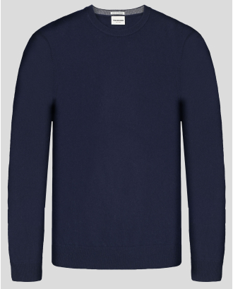 ТЪМНОСИН МЕК ПУЛОВЕР С ВИСОКО СЪДЪРЖАНИЕ НА ВЪЛНА