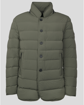  ЗЕЛЕНО СПОРТНО ЯКЕ С МЕТАЛНО ЛОГО И КОПЧЕТА