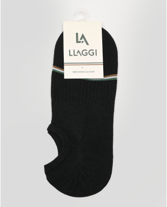 ЧЕРНИ ЧОРАПИ ТИП ТЕРЛИК С КОНТРАСТНО ЛОГО