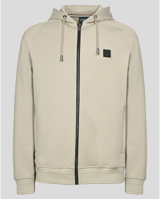 БЕЖОВ СУИТШЪРТ С КАЧУЛКА И РЕГУЛИРАЩИ ВРЪЗКИ 