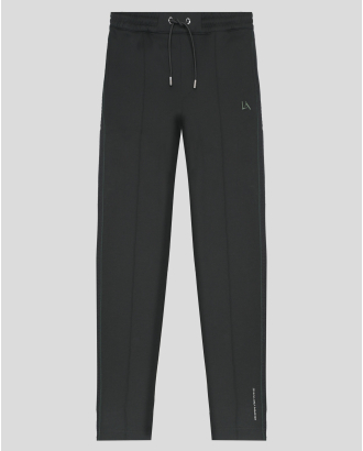 ЧЕРНО СПОРТНО ДОЛНИЩЕ С ФИКСИРАН РЪБ И БРОДЕРИЯ ЛОГО