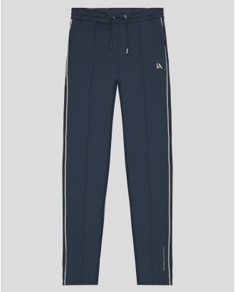 ТЪМНОСИНЬО СПОРТНО ДОЛНИЩЕ ОТ ПАМУК И МОДАЛ С ЛОГО