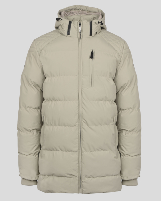 БЕЖОВО ОБЕМНО ЯКЕ С ТЕРМОИНДИКАТОР И ГУМИРАНА ЛОГО ЕМБЛЕМА