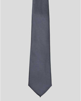 СТРУКТУРНА ТЪМНО СИВА ВРАТОВРЪЗКА 