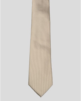 КЛАСИЧЕСКА САТЕНИРАНА ВРАТОВРЪЗКА В ЗЛАТИСТО-БЕЖОВ ЦВЯТ