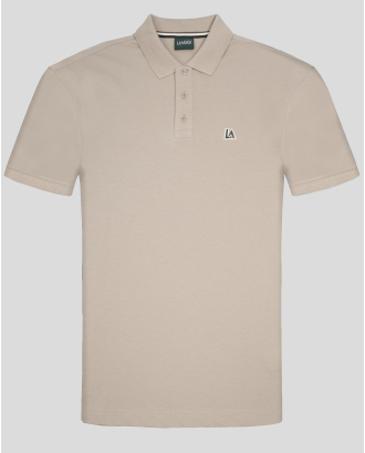 БЕЖОВА ТЕНИСКА ОТ 100% ПАМУК С ЯКА И КОПЧЕТА