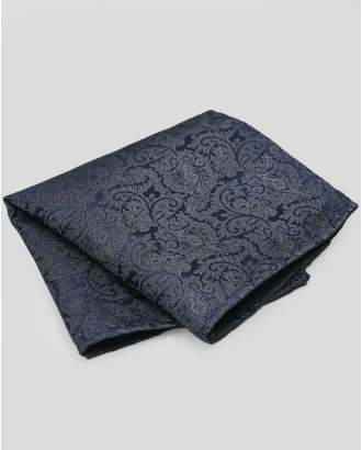 РЕЛЕФНА ЖАКАРДОВА КЪРПИЧКА ЗА САКО В СИВО И ТЪМНОСИНЬО