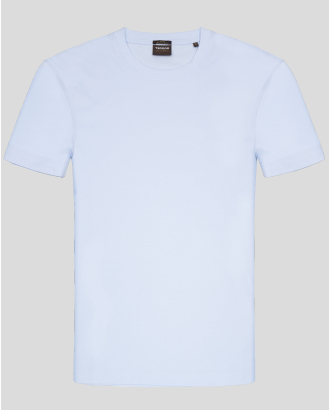 ТЕНИСКА ОТ МЕРСЕРИЗИРАН ЕГИПЕТСКИ ПАМУК В СВЕТЛОСИН ЦВЯТ