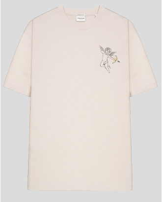 БЕЖОВА ОВЪРСАЙЗ ТЕНИСКА ОТ ВИСОКОКАЧЕСТВЕН SUPIMA ПАМУК