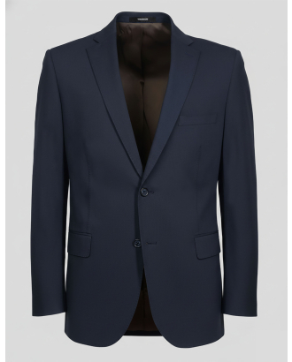 ТЪМНОСИНЬО КЛАСИЧЕСКО САКО ВТАЛЕН СИЛУЕТ /ЧАСТ ОТ КОСТЮМ/