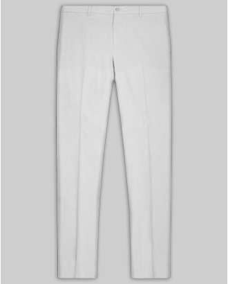 КЛАСИЧЕСИ ПАНТАЛОН МЕЛАНЖ В ЦВЯТ ЕКРЮ ВТАЛЕН СИЛУЕТ /ЧАСТ ОТ КОСТЮМ/