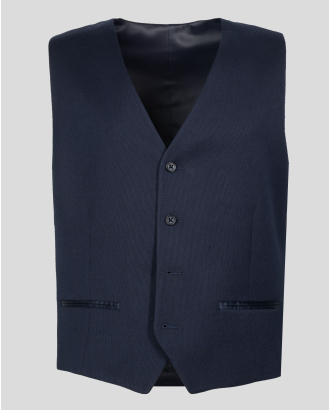 ТЪМНОСИН КЛАСИЧЕСКИ СТРУКТУРЕН ЕЛЕК /ЧАСТ ОТ КОСТЮМ/