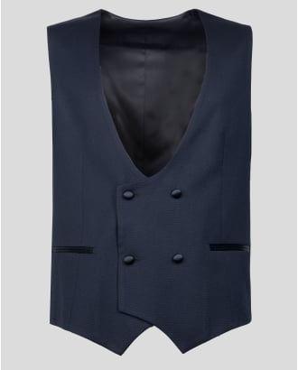 ТЪМНОСИН ДВУРЕДЕН КЛАСИЧЕСКИ ЕЛЕК ВТАЛЕН СИЛУЕТ /ЧАСТ ОТ КОСТЮМ/