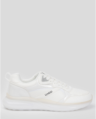 БЕЛИ СПОРТНИ ОБУВКИ С ВЪЗДУШНА ПОДМЕТКА ТИП "POPCORN"