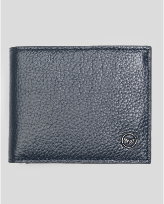 ТЪМНОСИН ПОРТФЕЙЛ ОТ ЕСТЕСТВЕНА ШАГРЕНИРАНА КОЖА