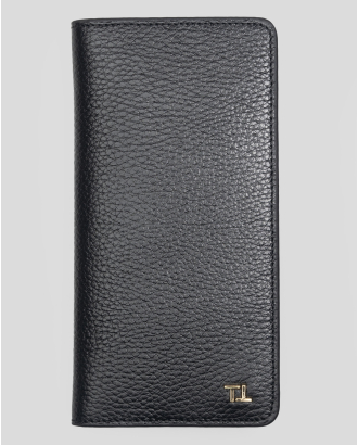 ЧЕРЕН ПОРТФЕЙЛ ОТ 100% ЕСТЕСТВЕНА КОЖА ШАГРЕН