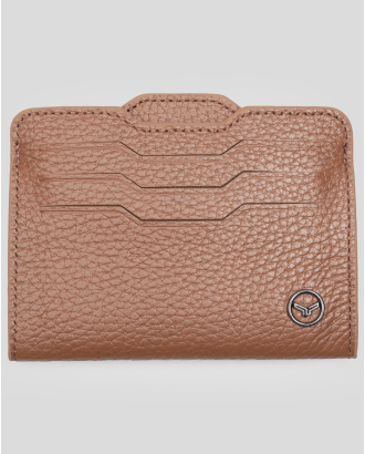 ВИЗИТНИК ОТ ЕСТЕСТВЕНА КОЖА ШАГРЕН В ЦВЯТ ТАБА