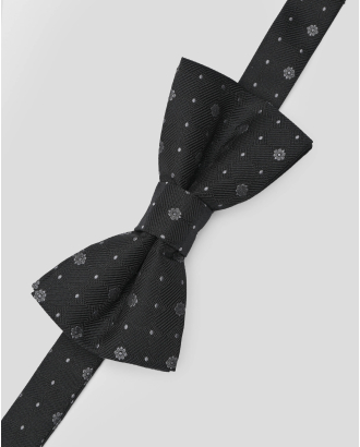 ЧЕРНА СТРУКТУРНА ПАПИЙОНКА С КОНТРАСТНИ ЦВЕТЯ