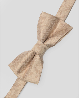 СТРУКТУРНА ПАПИЙОНКА С ДЕСЕН НА ЛИСТА В ЗЛАТИСТ ЦВЯТ