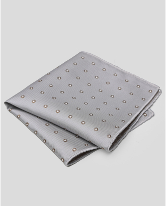 СВЕТЛОСИВА КЪРПИЧКА ЗА САКО С КОНТРАСТНА БРОДЕРИЯ