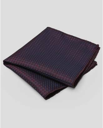 СТРУКТУРНА КЪРПИЧКА ЗА САКО С ФИГУРАЛЕН ДЕСЕН В ЦВЯТ БОРДО