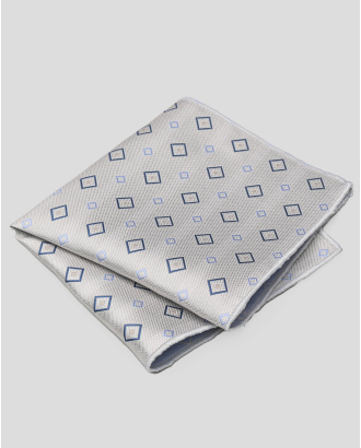 СВЕТЛОБЕЖОВА КЪРПИЧКА ЗА САКО С КОНТРАСТНИ РОМБОВЕ