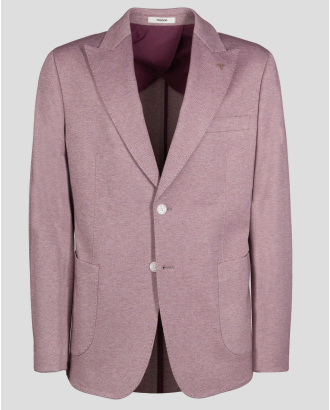 МЕЛАНЖИРАН БЛЕЙЗЪР ВТАЛЕН СИЛУЕТ В ЦВЯТ БОРДО