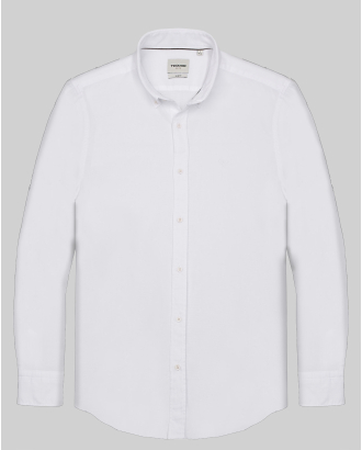 БЯЛА СТРУКТУРНА РИЗА ВТАЛЕН СИЛУЕТ