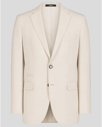 СВЕТЛОБЕЖОВО КЛАСИЧЕСКО САКО ВТАЛЕН СИЛУЕТ /ЧАСТ ОТ КОСТЮМ/