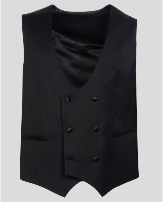 ЧЕРЕН КЛАСИЧЕСКИ ЕЛЕК С ДВУРЕДНО ЗАКОПЧАВАНЕ /ЧАСТ ОТ КОСТЮМ/