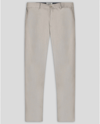 ПАНТАЛОН ОТ 100% ЛЕН В КАМЕНЕН ЦВЯТ /ЧАСТ ОТ КОСТЮМ/