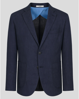 ТЪМНОСИНЬО ОЛЕКОТЕНО САКО COMFORT FIT  /ЧАСТ ОТ КОСТЮМ/