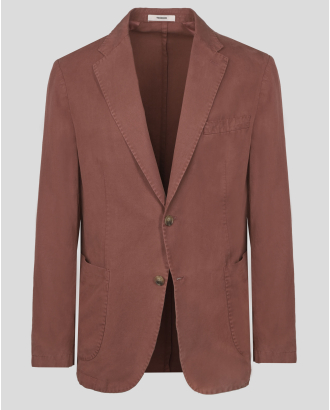 САКО ОТ ТЕНСЕЛ И ЛЕН СВОБОДЕН СИЛУЕТ В ЦВЯТ КЕРЕМИДА