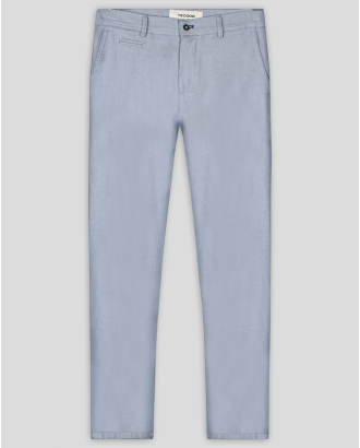 ПАНТАЛОН ОТ ПАМУК С ЕЛАСТАН В ЦВЯТ СИН МЕЛАНЖ