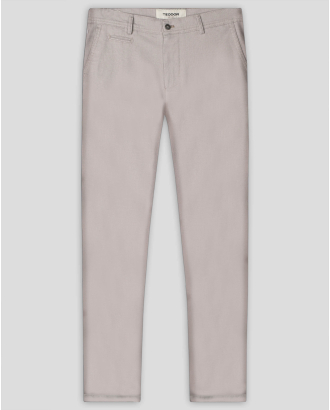 БЕЖОВ ЧИНО ПАНТАЛОН С КОЖЕНА ЛОГО ЕМБЛЕМА 