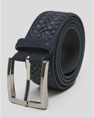 ТЪМНОСИН КОЛАН ОТ ЕСТЕСТВЕН ВЕЛУР ТИП ПЛЕТКА