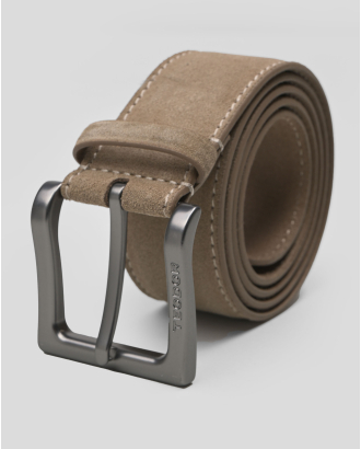 БЕЖОВ КОЛАН ОТ 100% ЕСТЕСТВЕН ВЕЛУР С ЛОГО