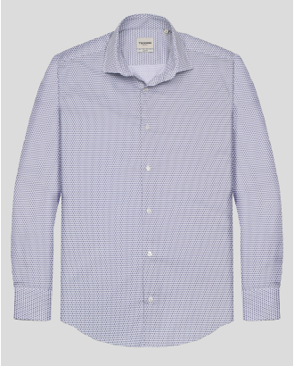 БЯЛА РИЗА ОТ 100% ПАМУК ВТАЛЕН СИЛУЕТ