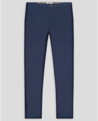 ЧИНО ПАНТАЛОН ОТ ПАМУЧЕН ГАБАРДИН В ЦВЯТ ДЕНИМ СИН