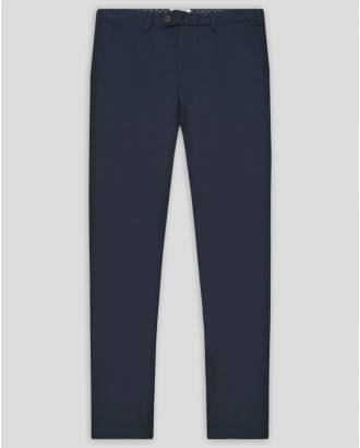 ТЪМНОСИН ЧИНО ПАНТАЛОН ОТ ПАМУЧЕН ГАБАРДИН СВОБОДЕН СИЛУЕТ