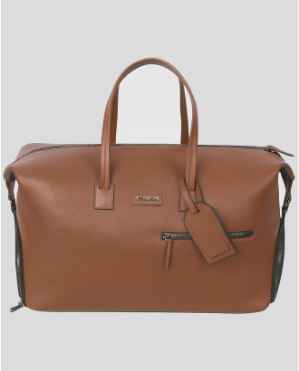 ЧАНТА ТИП САК ОТ ШАГРЕНИРАНА ЕСТЕСТВЕНА КОЖА В ЦВЯТ КАМЕЛ